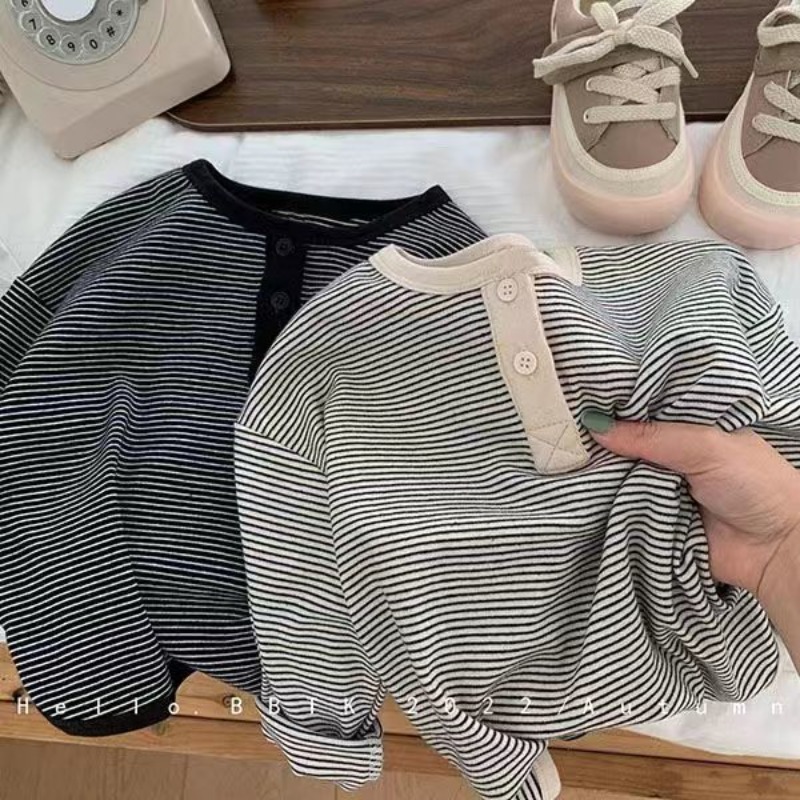 Baby Girl Clothing Zara - تي شيرت مخطط بأكمام طويلة للأطفال