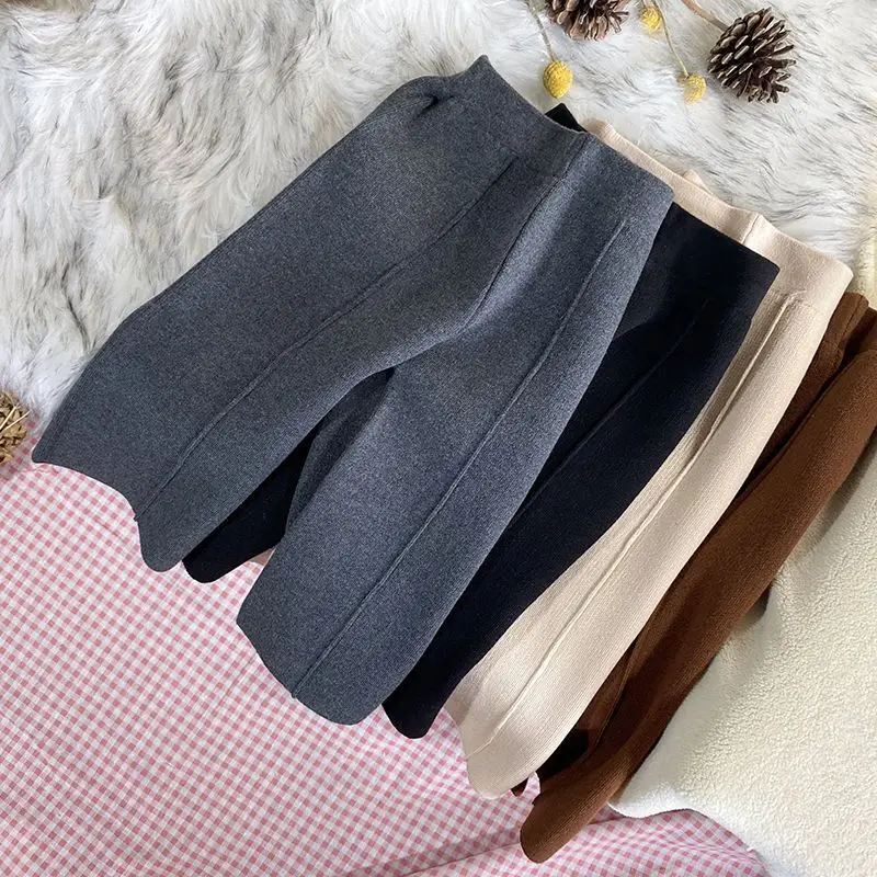 Baby Girl Clothing Zara - الخريف الشتاء الأطفال سميكة محبوك السراويل