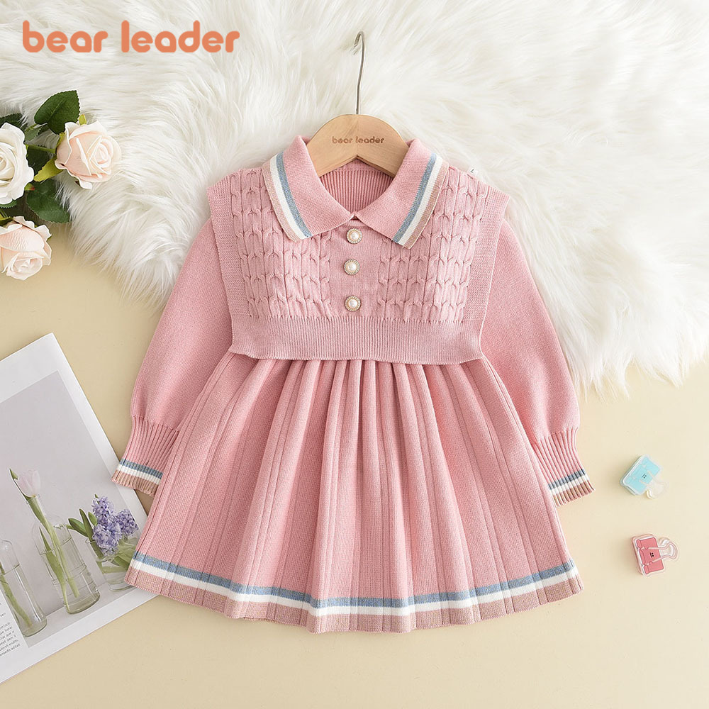 Baby Girl Clothing Zara - فساتين Bear Leader للأطفال للفتيات بأزرار