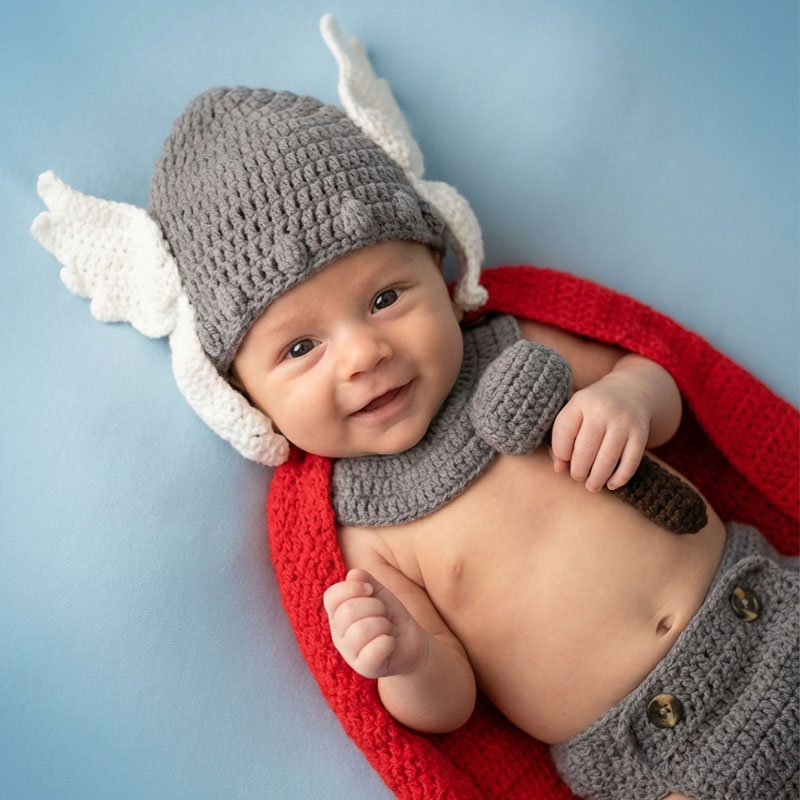 Baby Clothing For Boys - ملابس تصوير للمواليد الجدد، زي ثور