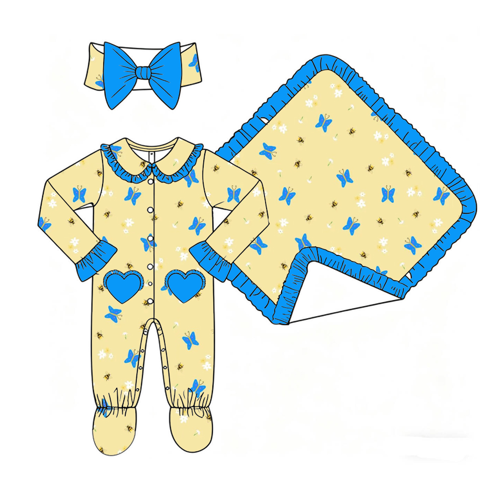 Baby Clothing Boutique - طقم ملابس أطفال فاخر من 3