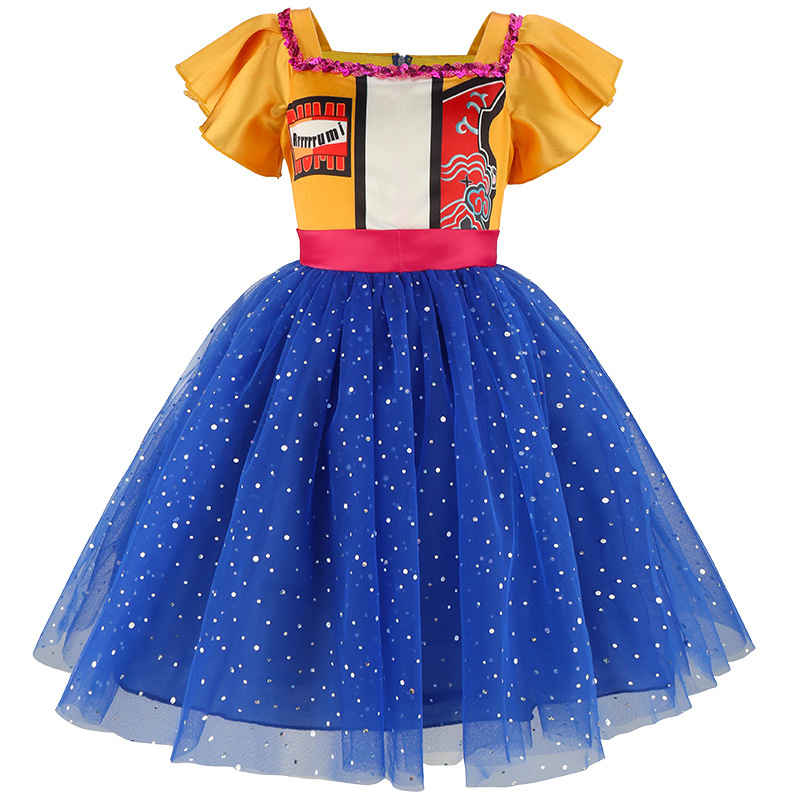 فستان أصفر منفوش أنيق للفتيات  - مراجعة Baby Clothing Europe وسعره