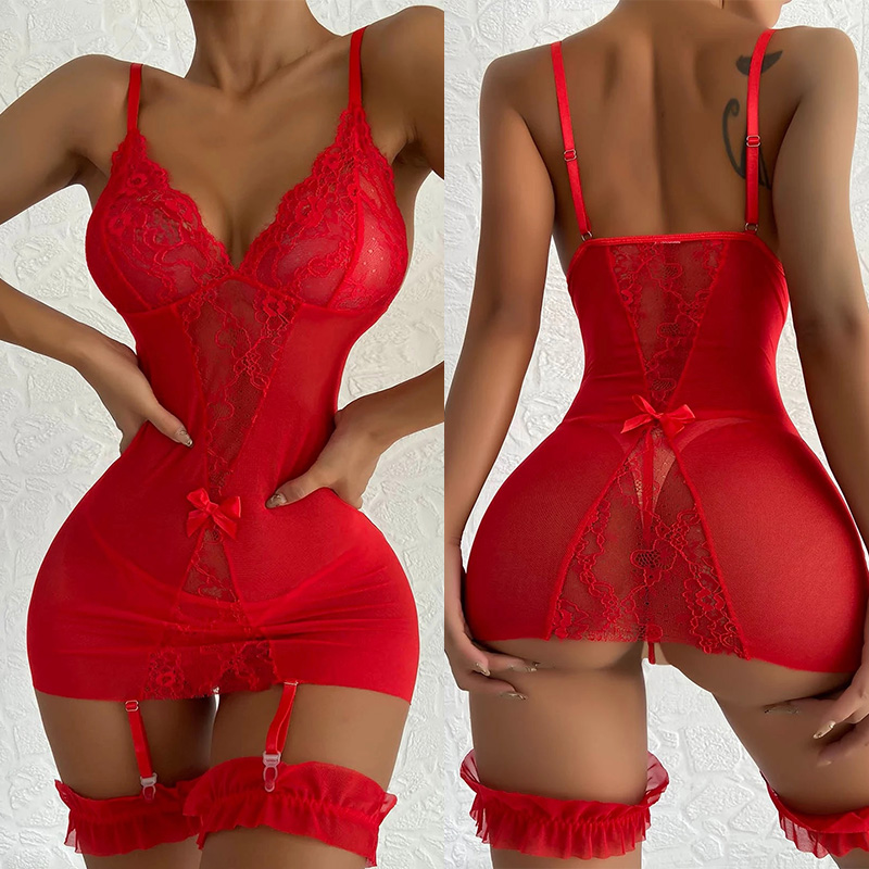 مثير المرأة الدانتيل ثوب النوم - مراجعة Baby Gown Nightwear وسعره
