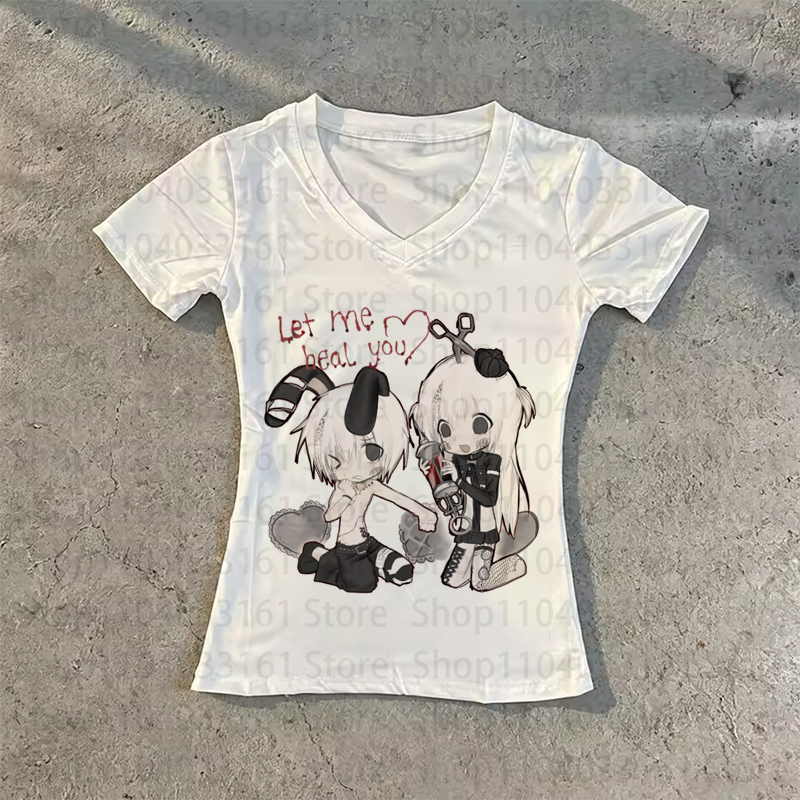 تي شيرت نسائي بتصميم فتاة الأن - مراجعة Baby Y2K Clothing وسعره