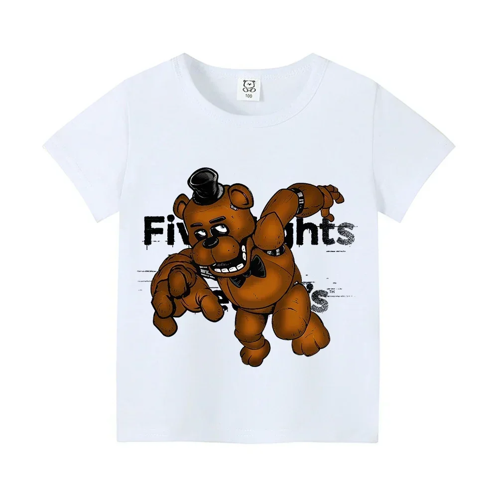 خمس ليال فريدي موضوع قميص قصير - مراجعة Baby Clothing For Boys وسعره