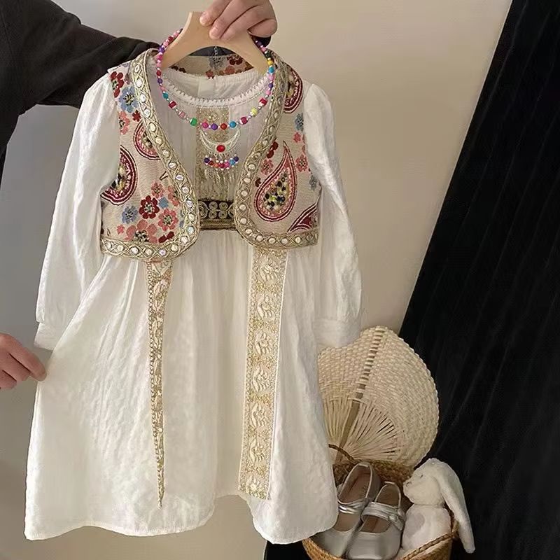 120-170 سنتيمتر الفتيات فستان  - مراجعة Baby Girl Clothing Zara وسعره