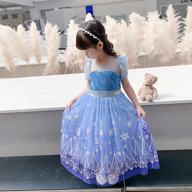 أطفال كوسبلاي إلسا LED تضيء زي - مراجعة Baby Clothing Europe وسعره